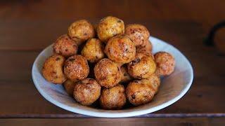 Vegan】Fried Mushroom Tofu Balls