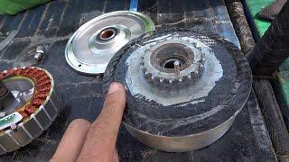 hoverboard motor with chain drive