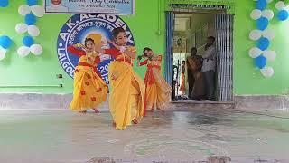 5th September 2024 Teachers' Day celebration, performing class V girls