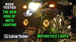 Lone Rider Motorcycle Lights Review | Turn Night Into Day (Ride Tested)