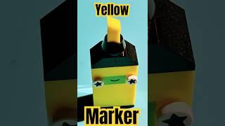 Yellow Marker ️ #markers #yellow #school #supplies #lego #lovebricks #diy #brick #legosets