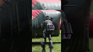 HE just got BUNKERED! #wow #paintball