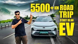 EV Challenges Begin: Agra to Kerala EV Road Trip Starts! Day 1 | Harsh Explorer | Nexon Ev 45
