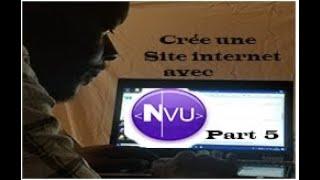 Crée une page web avec NVU   Part 5  - Changer la taille des textes   By  Kinsoft Lab