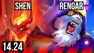 SHEN vs RENGAR (TOP) | 600+ games | NA Grandmaster | 14.24