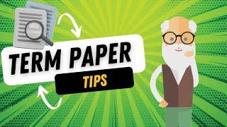 21 Term Paper Tips for Beginners (2023) 