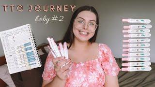 OUR TTC JOURNEY - Trying to Conceive Baby #2 | Ovulation Tracking & Pregnancy Test Line Progression