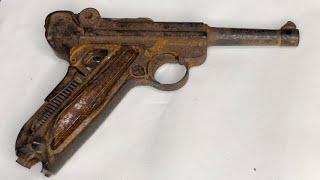 Shocking Restoration: Watch This Rusted German Luger P08 Turn Into a Masterpiece!