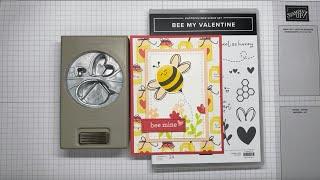 Stampin’ Up! Bee My Valentine Card Tutorial