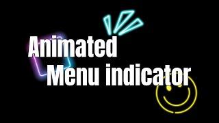 Menu indicator JavaScript