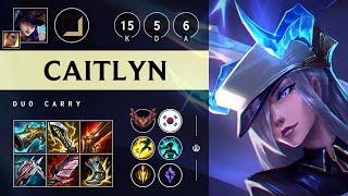 Caitlyn ADC vs Ashe: Quadra Kill, Legendary - KR Grandmaster Patch 14.20