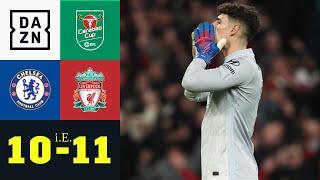 Kepa verschießt! Reds-Krönung nach 22 Elfmeter: Chelsea - Liverpool 10:11 i. E. | Carabao Cup | DAZN