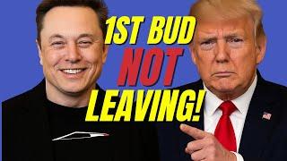Trump says Elon Musk IS NOT Leaving the White House
