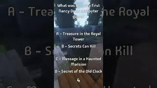 What was the very first Nancy Drew computer game?