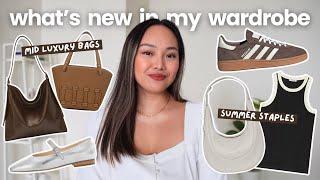 WARDROBE UPDATES: New Mid Luxury Bags & Summer Fashion