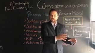 Cómo abrir una empresa. Diferencias entre persona física y moral