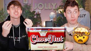 British Guys Try Filipino Snacks!! (CHOC NUT!?!)