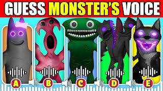 IMPOSSIBLE  Guess The MONSTER'S VOICE! | GARTEN OF BANBAN 7 | Jumbo Josh, Syringeon, Bittergiggle