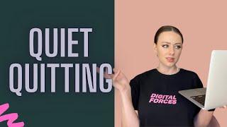 QUIET QUITTING - аналізуємо популярний корпоративний тренд.