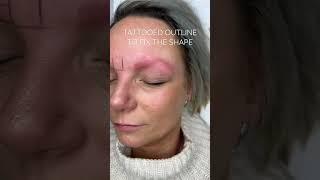 YOU WILL NOT BELIEVE THIS #permanentmakeup #pmu #powderbrows #ombrebrows #eyebrows #shorts #viral