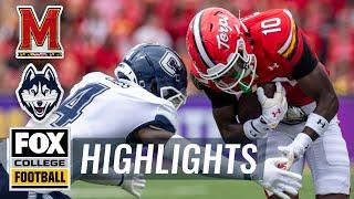 UConn Huskies vs. Maryland Terrapins Highlights | FOX College Football