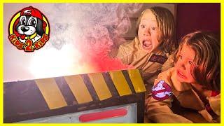 Kids Pretend  CALEB & ISABEL ARE GHOSTBUSTERS IN REAL LIFE - COMPILATION