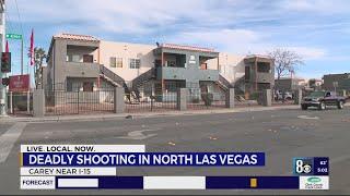 Police investigate after man found shot to death in North Las Vegas apartment