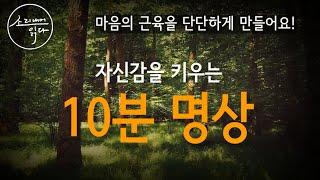 [명상가이드] 자신감을 키워 주는 10분 명상 | 반복해서 들으면 당신의 무의식이 정화됩니다!