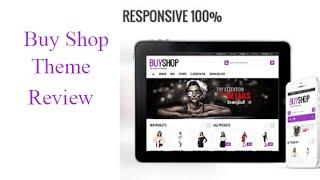 "BuyShop Theme Review" - Responsive WooCommerce WordPress Theme Review