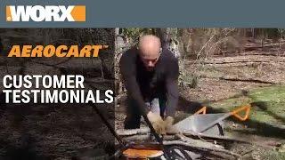Customer Testimonials | WORX Aerocart Wheelbarrow