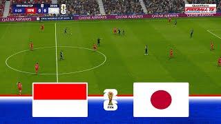 Indonesia vs Japan - FIFA World Cup 2026 Qualifiers AFC | Full Match All Goals | eFootball PES 21