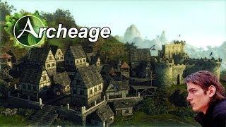 Archeage #68 — ставлю дом с соломенной крышей в Арчейдж — дровосекам, лесорубам, кольщикам дров))