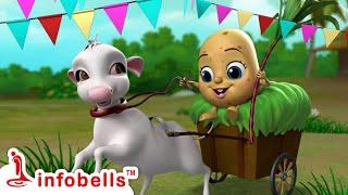 Putta Aluvina Sankranti Habbada Acarane | Kannada Rhymes for Children | Infobells #kannadarhymes