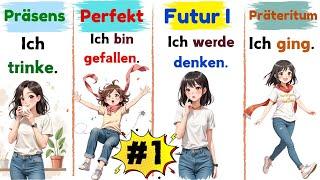 Master German Tenses in a Snap! Easy Examples for Every Tense! #1