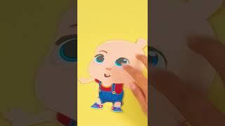 1-2-3 DIY Paper Baby John Puzzle  #babyjohn #nurseryrhymes