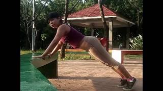 Workout Di Taman Hutan Kota Bekasi Chandrabaga - Jeje Merida