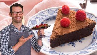 One Bowl Flourless Chocolate Cake | Preppy Kitchen