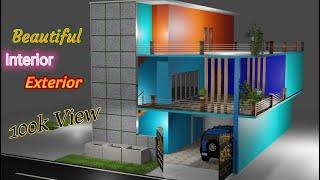 40×50 House Plan interior & Exterior  idea || House Interior Decoration || Satyam interior Designer