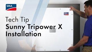 Tech Tip: SMA Sunny Tripower X (US) Installation