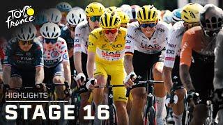 Tour de France 2024, Stage 16 | EXTENDED HIGHLIGHTS | 7/16/2024 | Cycling on NBC Sports