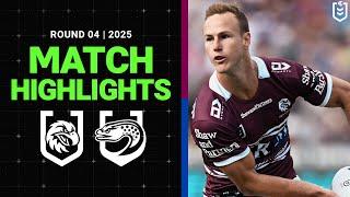 NRL Match Highlights 2025 | Sea Eagles v Eels | Round 4