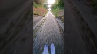 POV Skiing the Ditch 57km/h