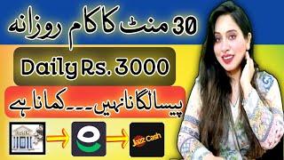 Earn 3000 Daily Via Small Task | Online Paise Kaise Kamaye|Easypaisa Jazzcash|Earn Learn With Zunash