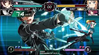 [Dengeki Bunko Fighting Climax Ignition] Kirito 101 Hit combo.