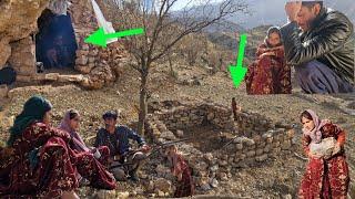 From Ruins to Shelter: The Breathtaking Story of Isa and His Daughters in the Mountains!