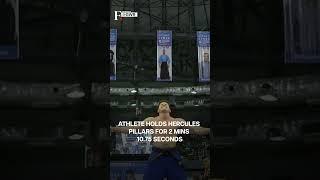India's Vispy Kharadi Sets World Record Holding Hercules Pillars | Subscribe to Firstpost | N18G