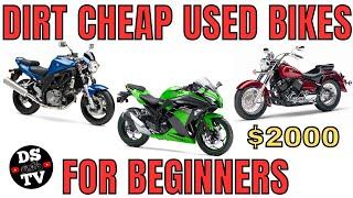 Best Used Motorcycles for Beginners (Dirt Cheap)