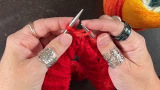 Knitting: Ranunculus Knit-a-Long assistance, part 7: Insert RHN instruction in Yoke