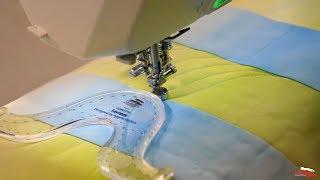 Machine Quilting with Rulers - Squiggy and Serpentine Lines