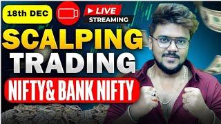 Banknifty & Nifty Live Optionstrading | 18 December | Zero Hero live trade #banknifty #nifty